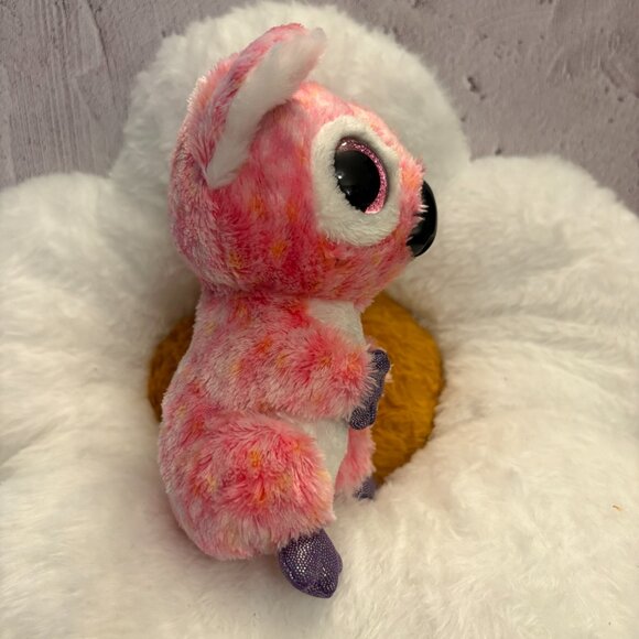 Kacey TY Beanie Boos Pink Koala 2015 Plush Stuffie (SKU: 249TO) - Picture 4 of 10